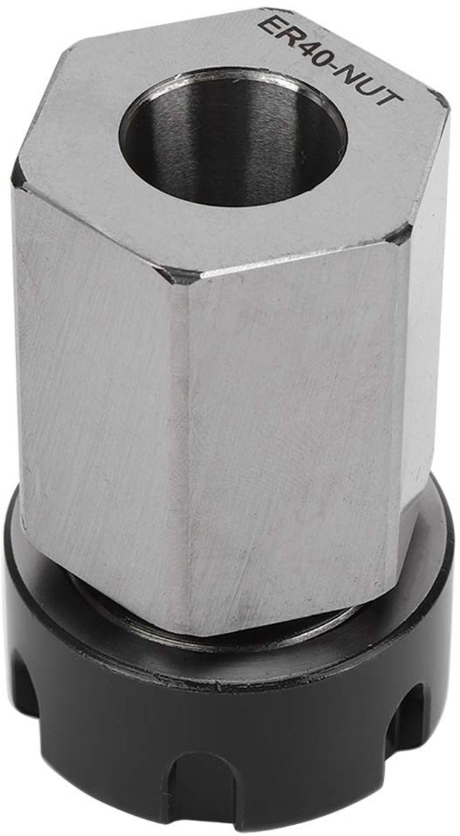 Dailygoody - Hex Spantang Set - Hoge Sterkte - Uitstekende Duurzaamheid - Zilver - Precisie in Materiaalbewerking - Geschikt voor CNC-machines - 40 Mi