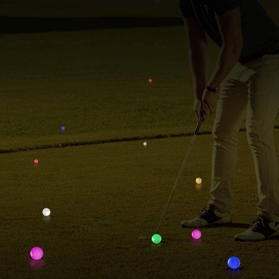 Dailygoody - Gloeiende Golfballen - Lichtgevende Bal - Perfect voor Avondspellen - 2-laags Ontwerp - Synthetisch Rubber - Geschikt voor Golfspelers - .. — afbeelding 4