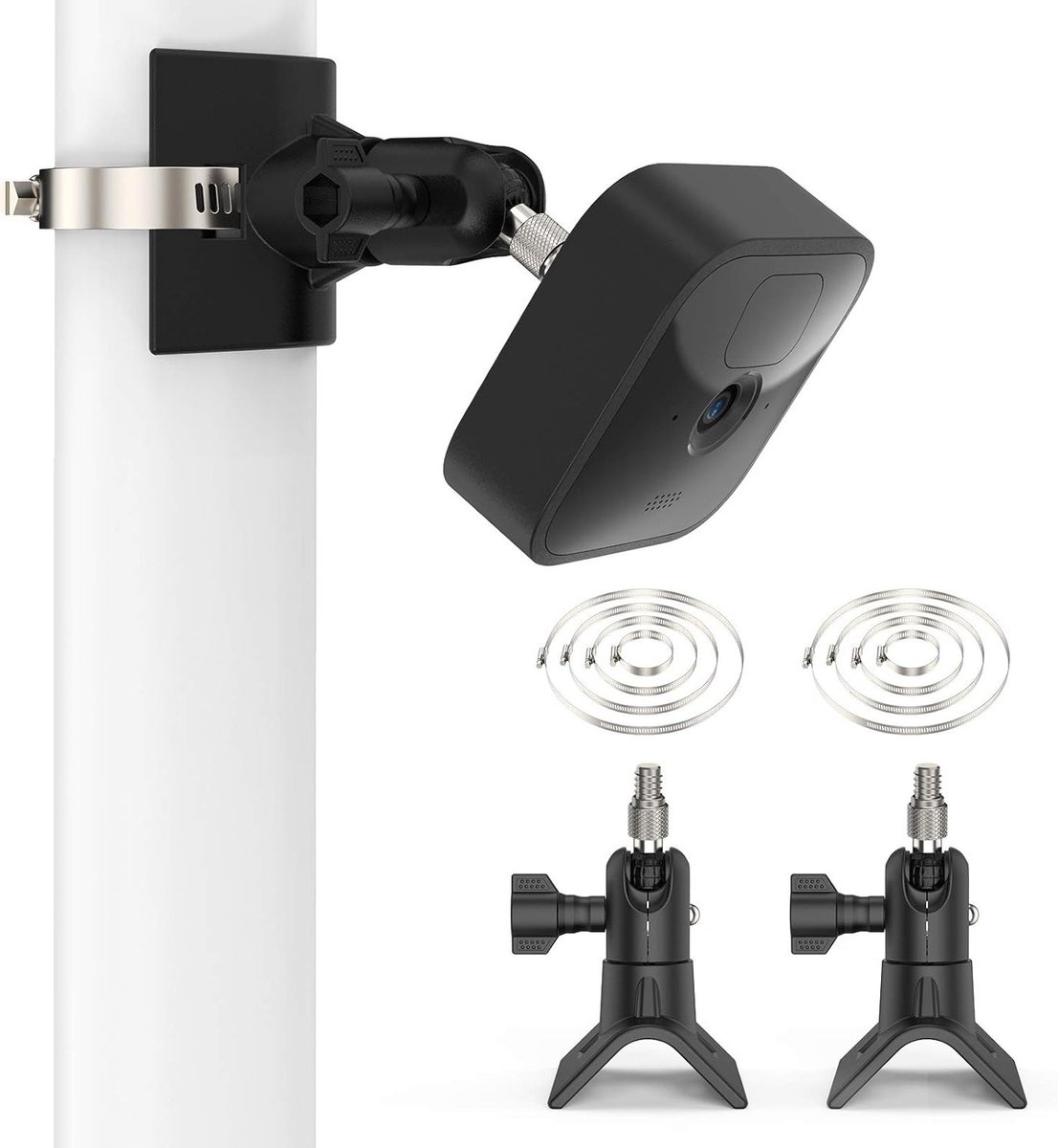 Camera Wandmontagepalen voor Blink XT2 - Geschikt voor buisdiafragma 30 mm tot 200 mm (2 Stuks) - Duurzaam en weerbestendig