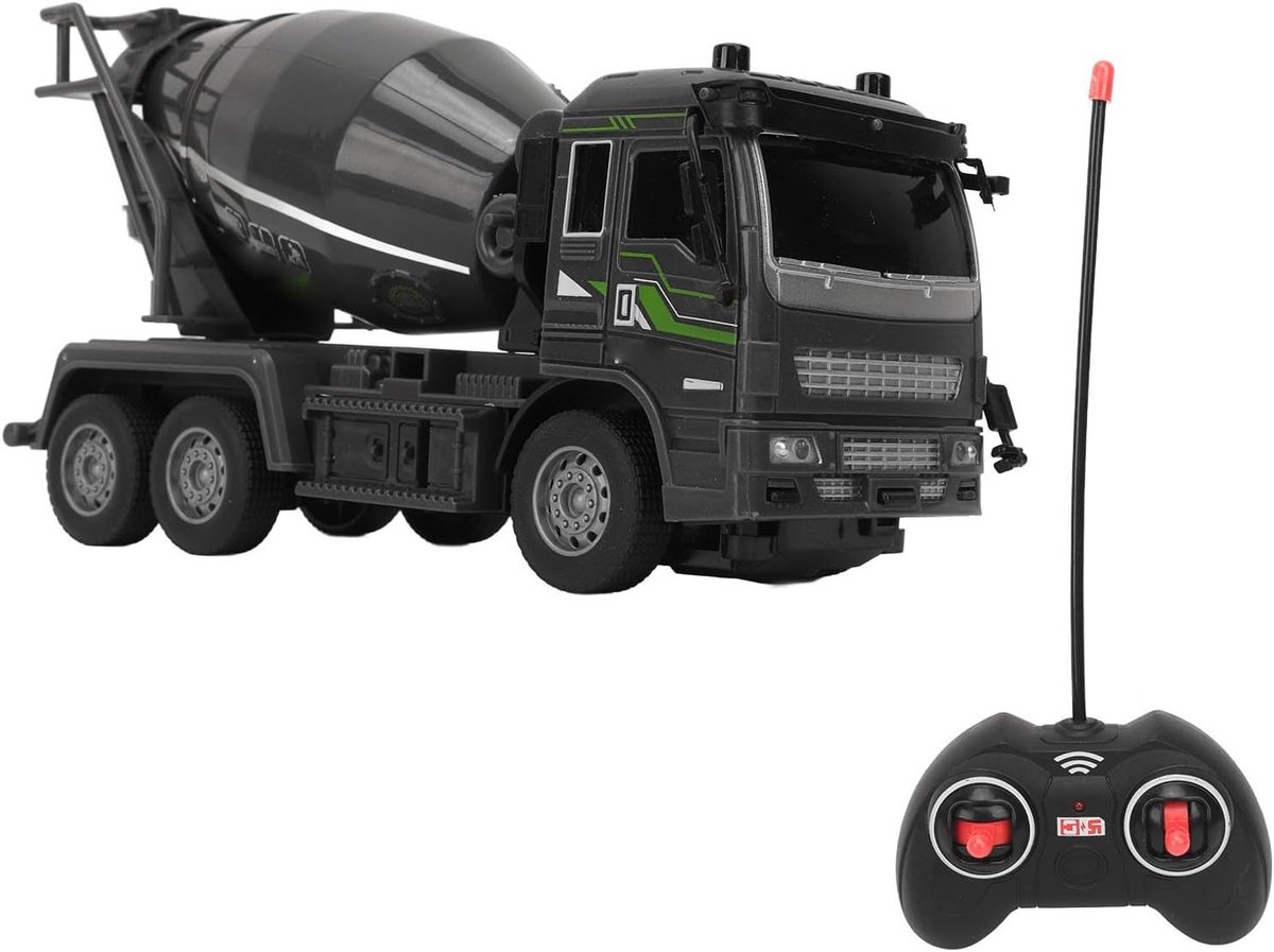 Afstandsbediening Betonnen Mixer Speelgoed voor Kinderen - 1:32 Truck, Cementmixwagen, RC Voertuig