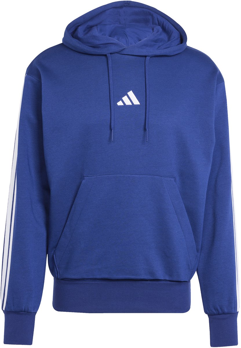 Hoodie adidas Essentials 3-Stripes Fleece Wit