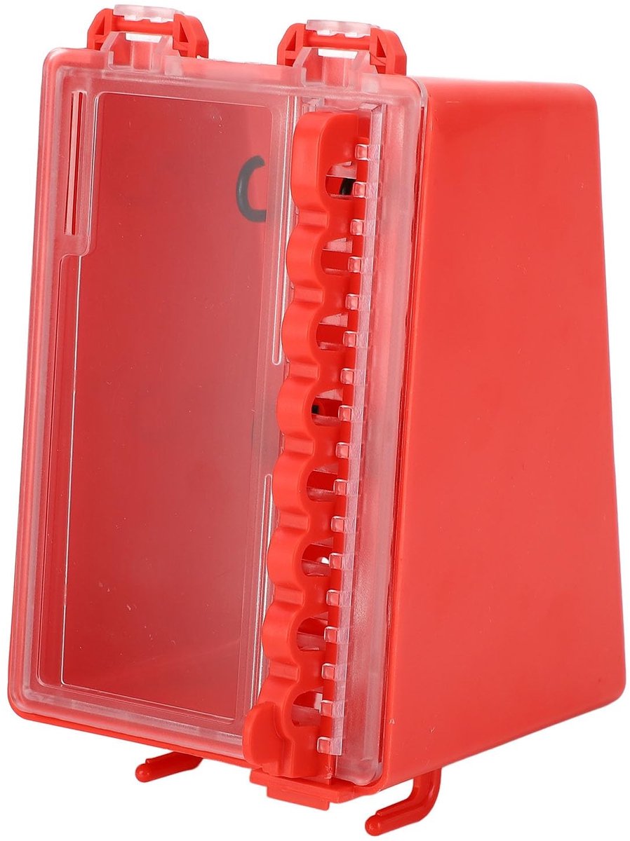 Solidchoice - Dailygoody - Lockout Tagout Groepsslotbox - Draagbare Wandmontage - 8-gaats Sleutelstation - Veiligheidsoplossing - Technisch Kunststof - Geschikt voo...