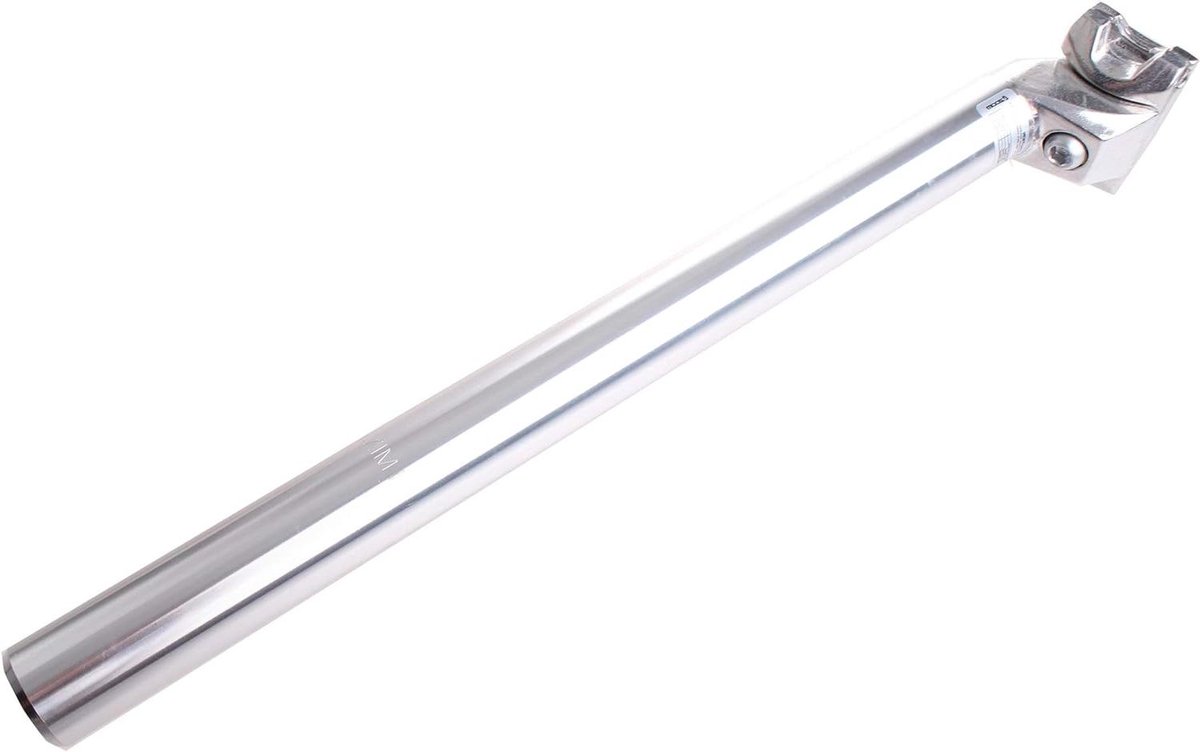 Zadelpen Fiets - Zadelstang Onderdeel - Mountainbiken - Lichtgewicht Aluminium - 27.2 x 35cm - Zilver