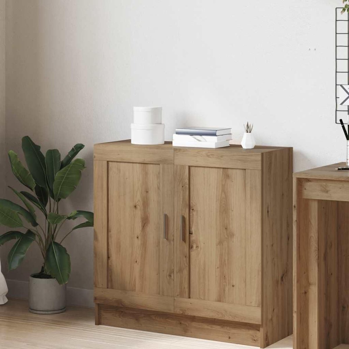 Boekenkast Hout - Opbergkast - Woonkamer Inrichten - Voordeur Ontwerp - 82.5 x 30.5 x 150