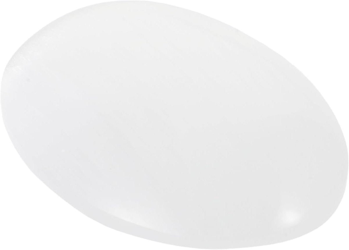 Massagebal - Handtrainer - Spierontspanning - Natuursteen - 6 x 45 x 2 cm - Wit