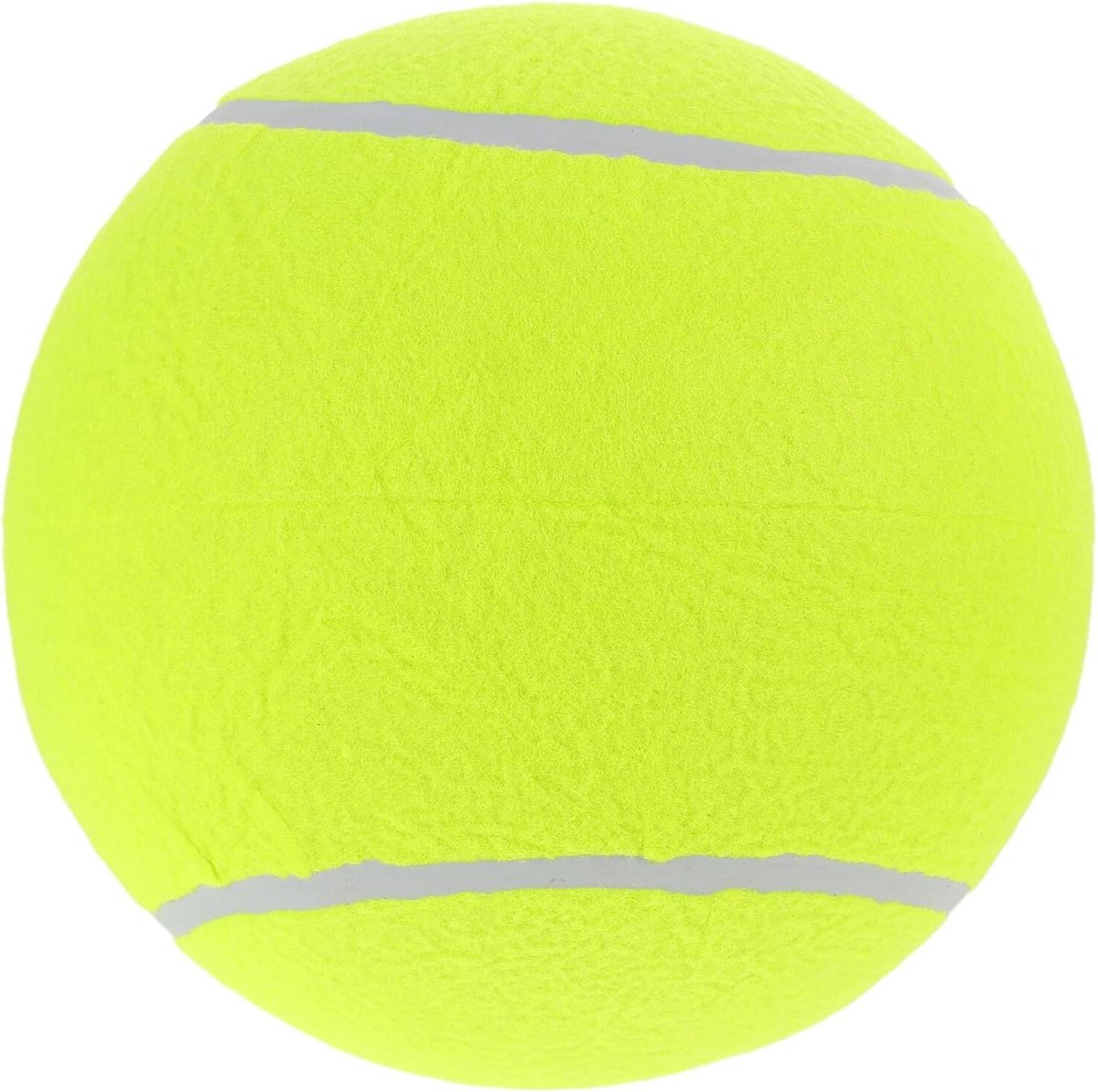 Opblaasbare Tennisballen - Hondenballen Speelgoed - Buiten Spelen - Uitzonderlijk Stevig - 24 cm - Lichtgeel