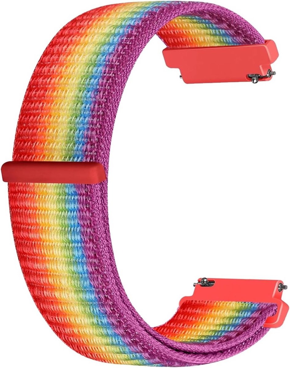 Verstelbare Unisex Soft Nylon Vervangband voor Sporthorloges - 18mm, 19mm, 20mm, 22mm - Geschikt voor Garmin, Galaxy en Amazfit