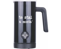Melkopschuimer met Verwarming - Cappuccinatore Automatisch - Koffie Specialiteiten Maken - 4 Functies - 300 ml - Zwart