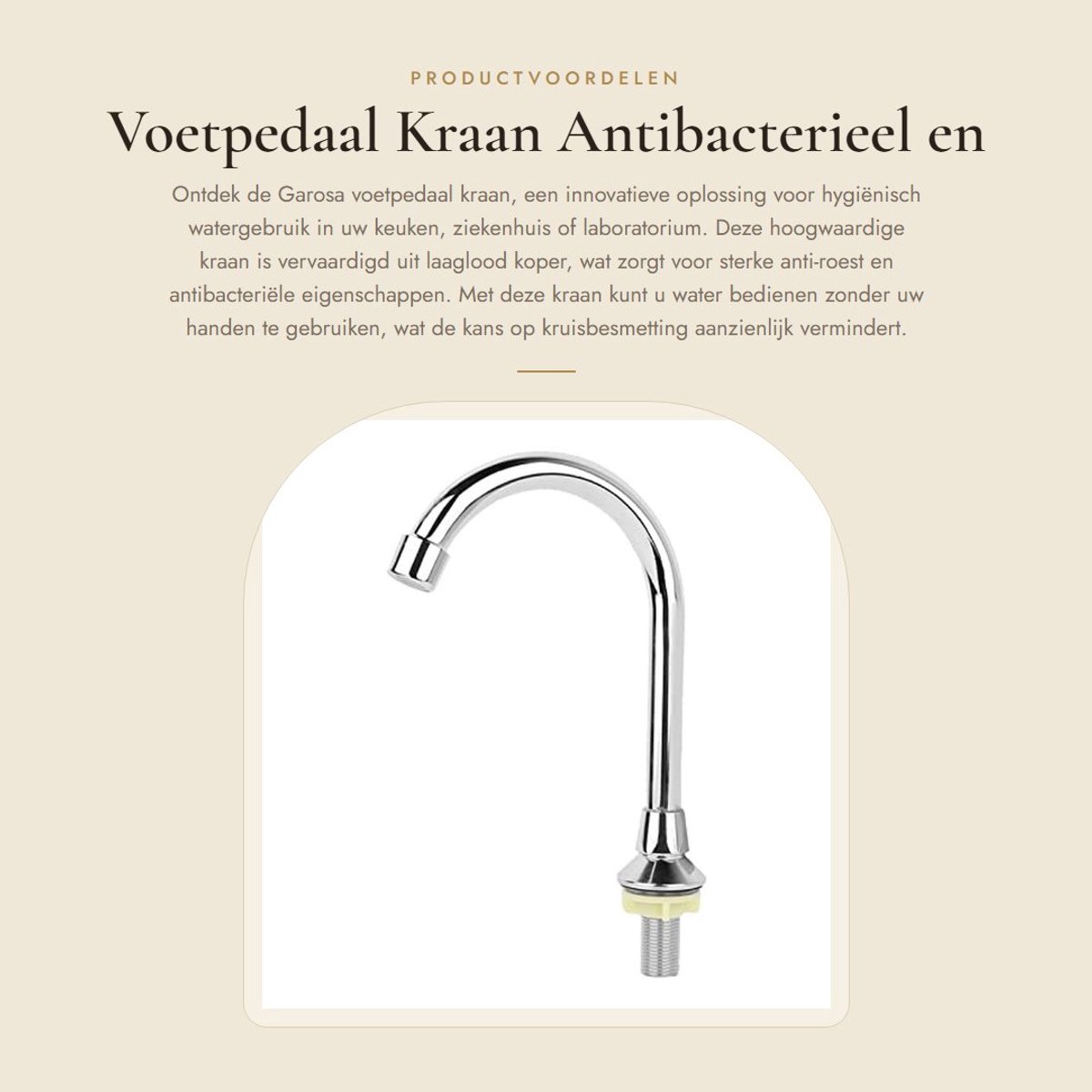 Dailygoods- Voetschakelaar Hoogwaardige Kwaliteit - Voetschakelaar Zwart - Antibacterieel - Waterbesparend - Vloerschakelaar - PVD Spiegelcoating