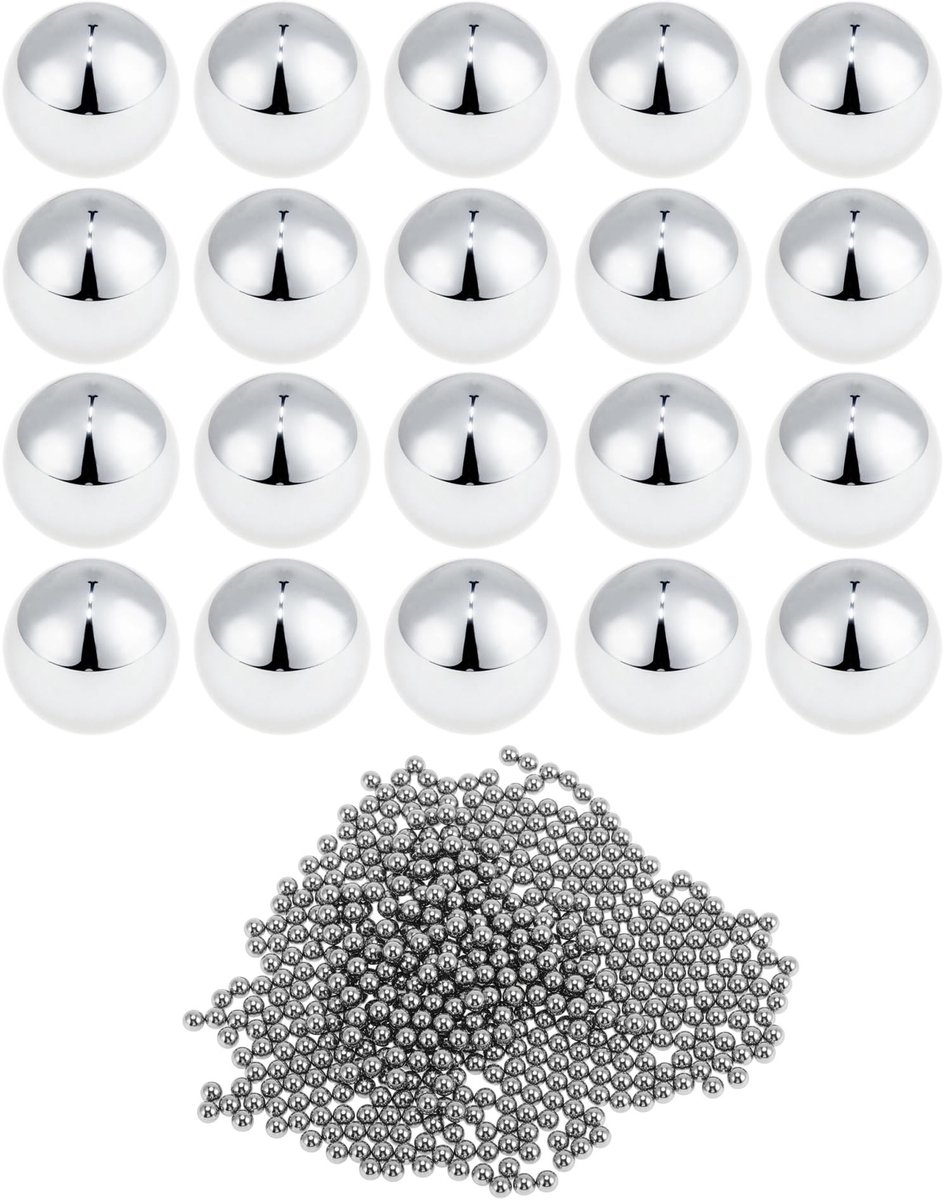 Dailygoods - Set van 600 Precisiekogellagers van Staal G100 4.8mm