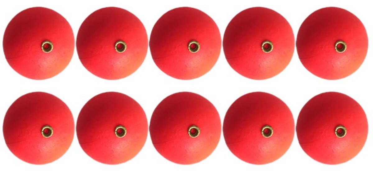 Dailygoods- Strike Indicator Hoogwaardige Kwaliteit - Vissen Bobbers - 10 Stuks - 15mm - Ultralicht - Draagbaar Ontwerp - Opvallende Kleur - Visdobbers