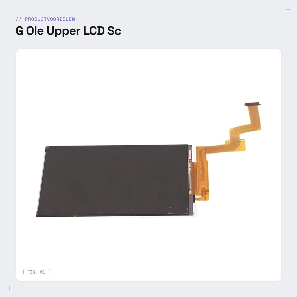 Dailygoods- LCD-scherm Vervangingsonderdeel - Geschikt voor NIEUWE 2DS XL LL - Professionele Kwaliteit - Eenvoudige Installatie - Duurzaam Materiaal - Betrouwbare Prestaties - Display