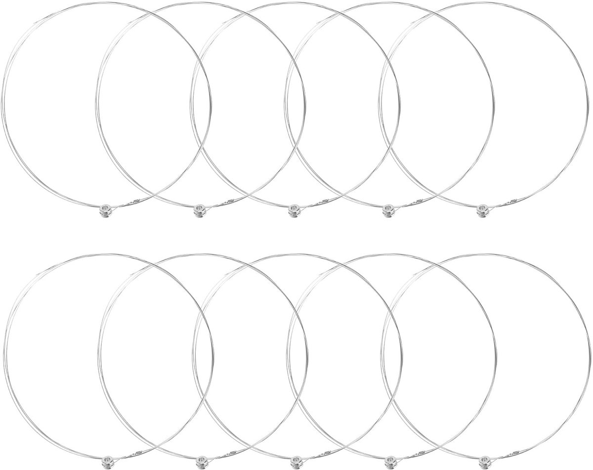 Dailygoods - High E Snaren - 11 Gauge - Licht Spanning - Goede Klank - Elektrische Gitaar Snaren - Ideaal voor Muzikanten - 10 Stuks