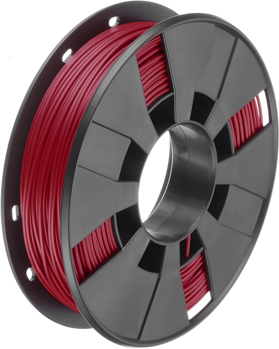 3D Printer Filament - PLA Spoel - Objecten Printen - Gladde Stabiele Prints - 175 mm - Dieprood
