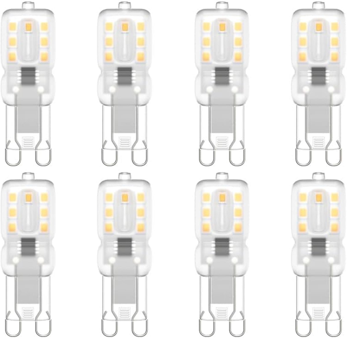 G9 LED Lampen - Energiezuinig Licht - Huis Verlichten - Warm Wit Licht - 8 Stuks - Niet Van Toepassing
