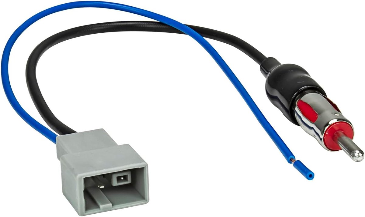 Antenne Adapter - Radio Kabel - Auto Radio - Originele Antenne - GT13 naar DIN - Zwart