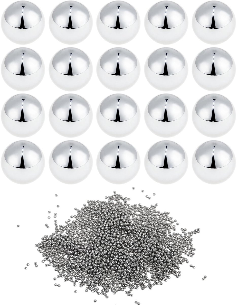 Dailygoods - Kogellagers Staal G100 1500 Stuks Precisiebal Zilverkleurig