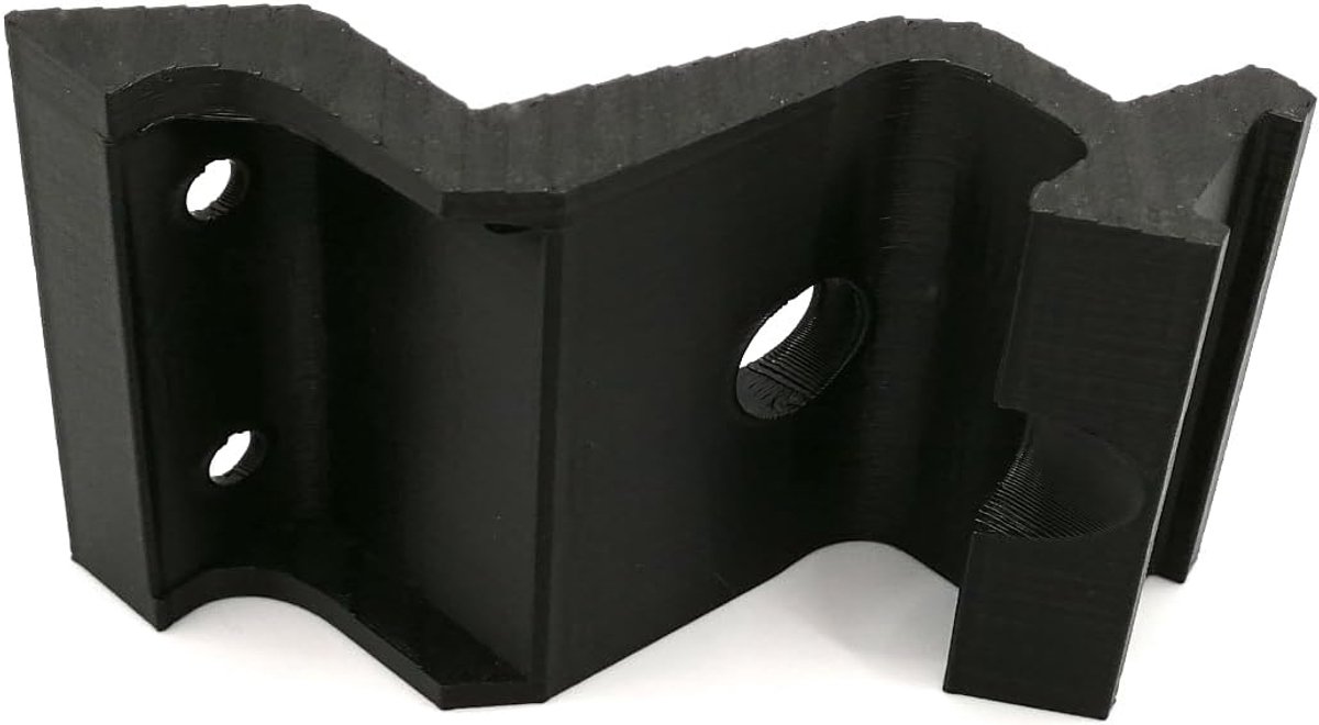 Reserveonderdeel Sluitflap - Vervangingsonderdeel Doos - Opbergdoos Reparatie - Weerbestendig Uv-bestendig - 99 x 26 x 56 cm - Zwart