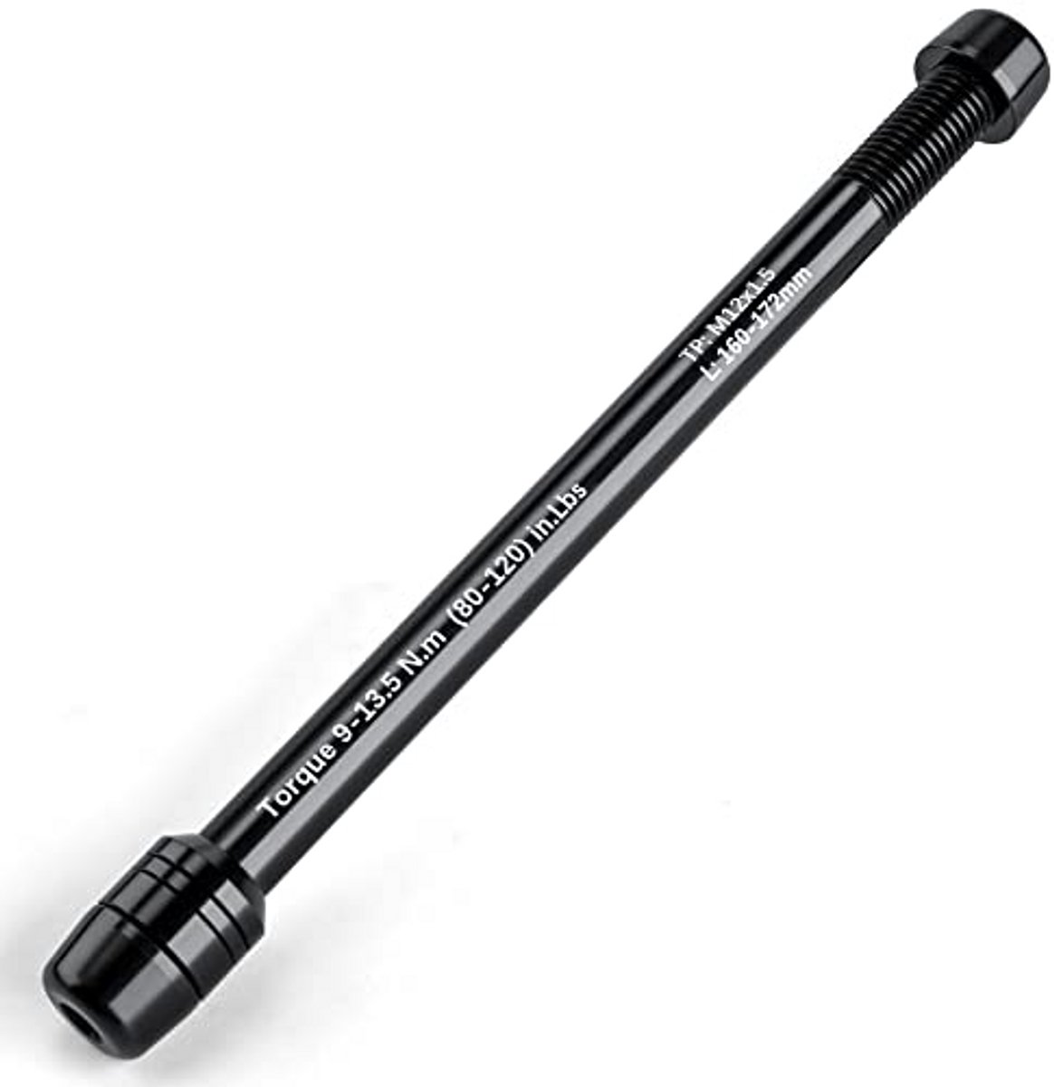 Fietssteekassen Adapter - Trainer Assen - Fiets op Trainer - Universele Compatibiliteit - 12mm M12 - Zwart