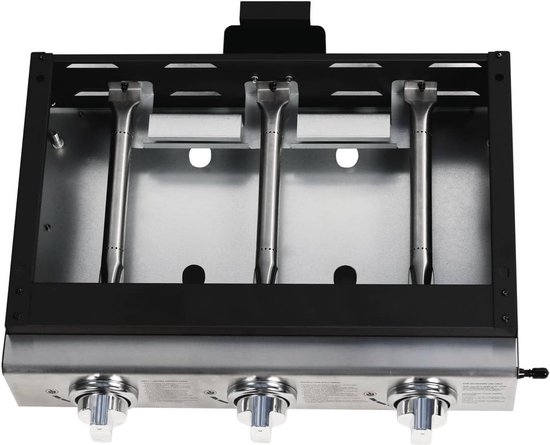 Plancha Gas Grill - Buitenkeuken Plaat - Buiten Koken - 3 Krachtige Branders - 59 x 55 x 23 cm — afbeelding 2