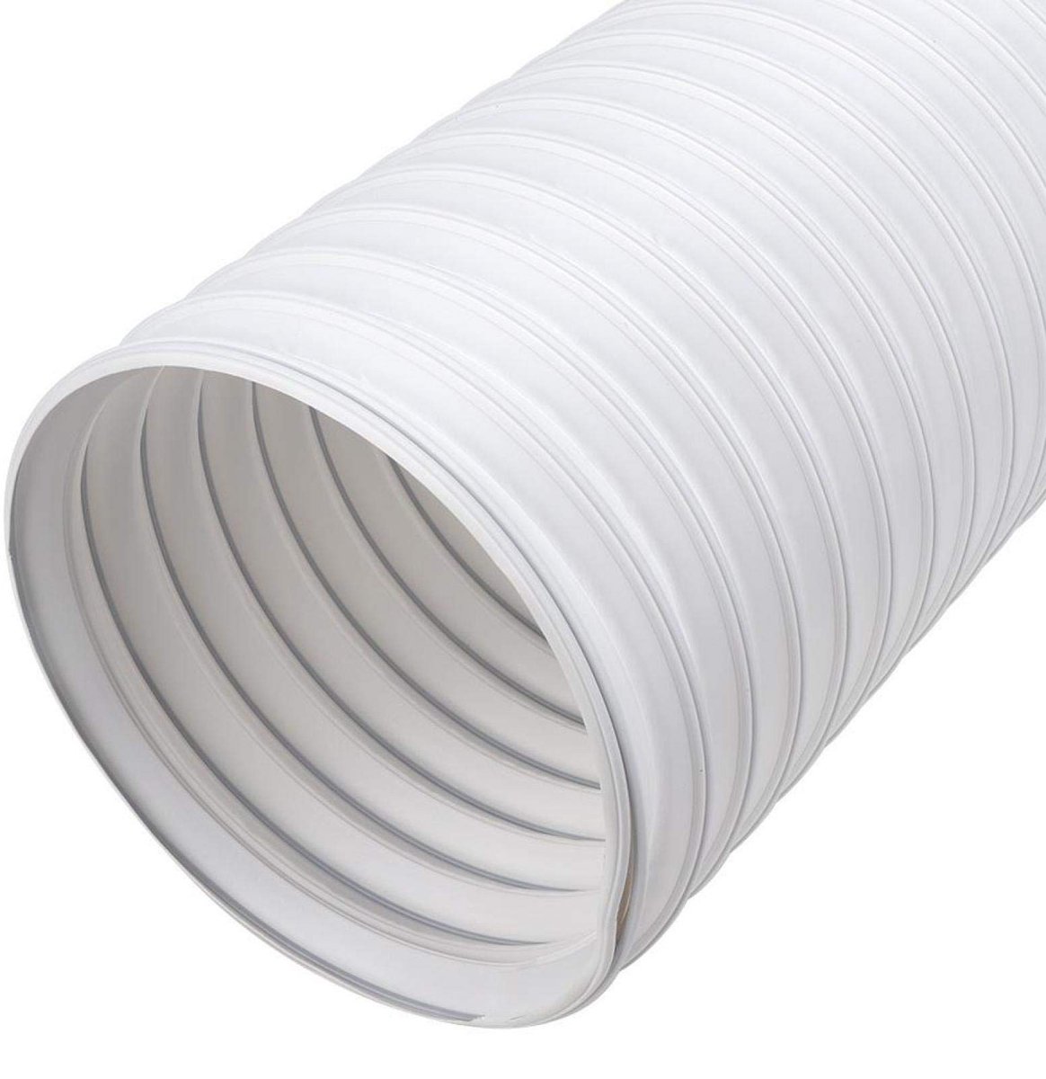 Flexibele Afvoerslang - Mobiele Airconditioning - Hoogwaardige PVC - Ø13cm x 2m - Ventilatie en Koeling - Geschikt voor Thuisgebruik - Kl...