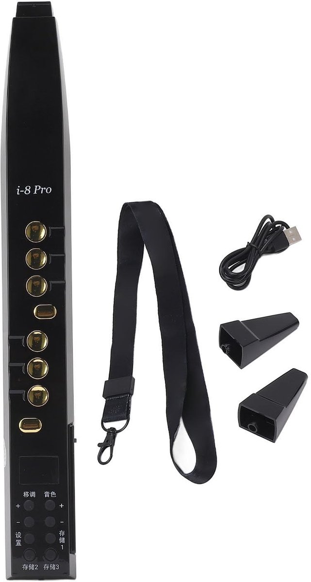 Dailygoods - Elektrische Blaaspijp - Mini Saxofoon - Draagbaar en Compact - Voor Oefenen - Muziekervaring - Geschikt voor Beginners - Model