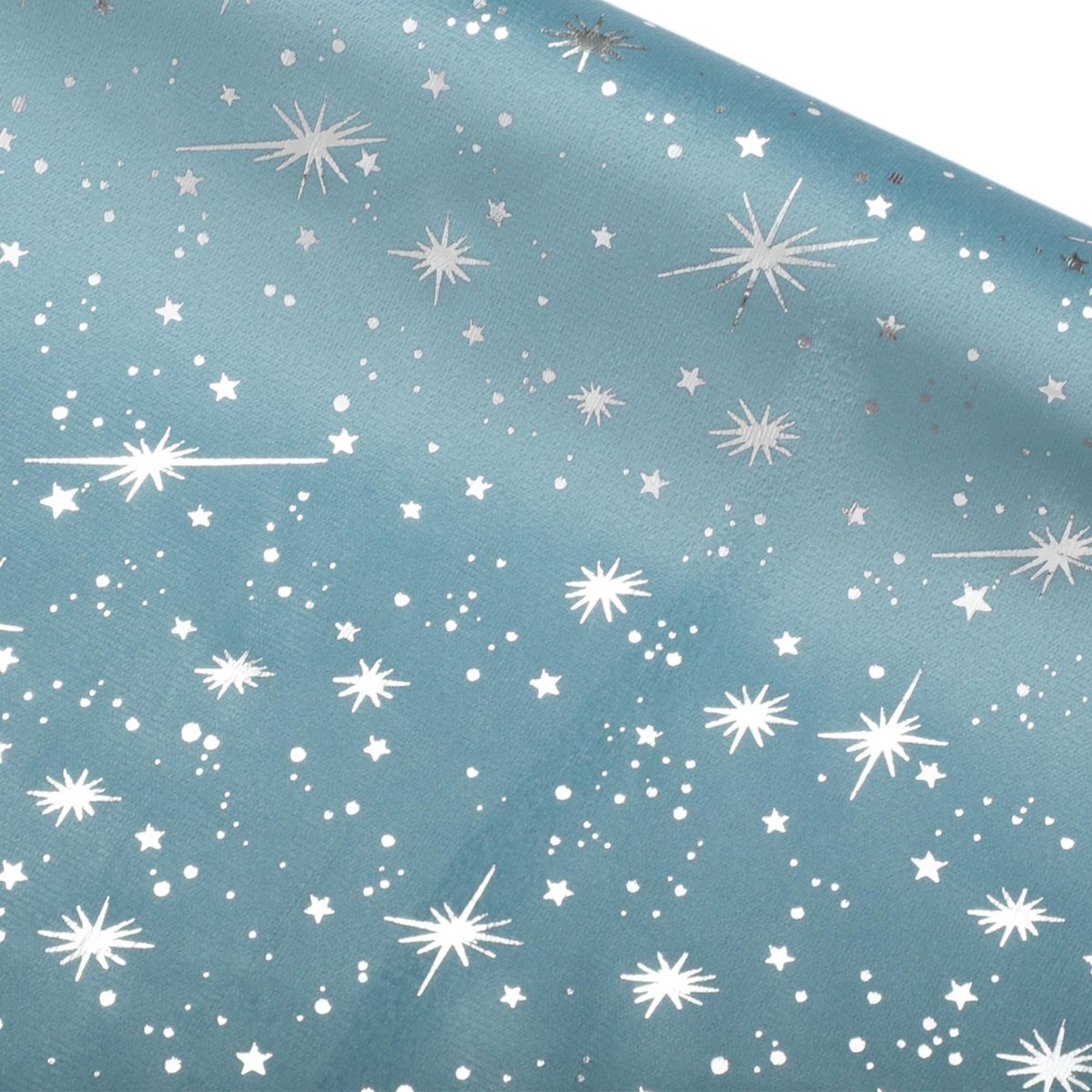 Dailygoods- Tafelloper glanzend sterrenpatroon - Tafelloper polyester - Tafeldecoratie - Bruiloften - Verjaardagen - 275 x 28 cm - Tafelkleed