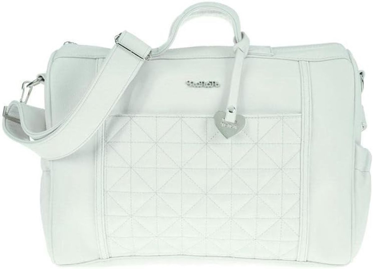 Reistas Gewatteerd - Baby tas - Baby verzorging - Eco-chic ontwerp - 40 x 15 x 30 cm - Lichtblauw
