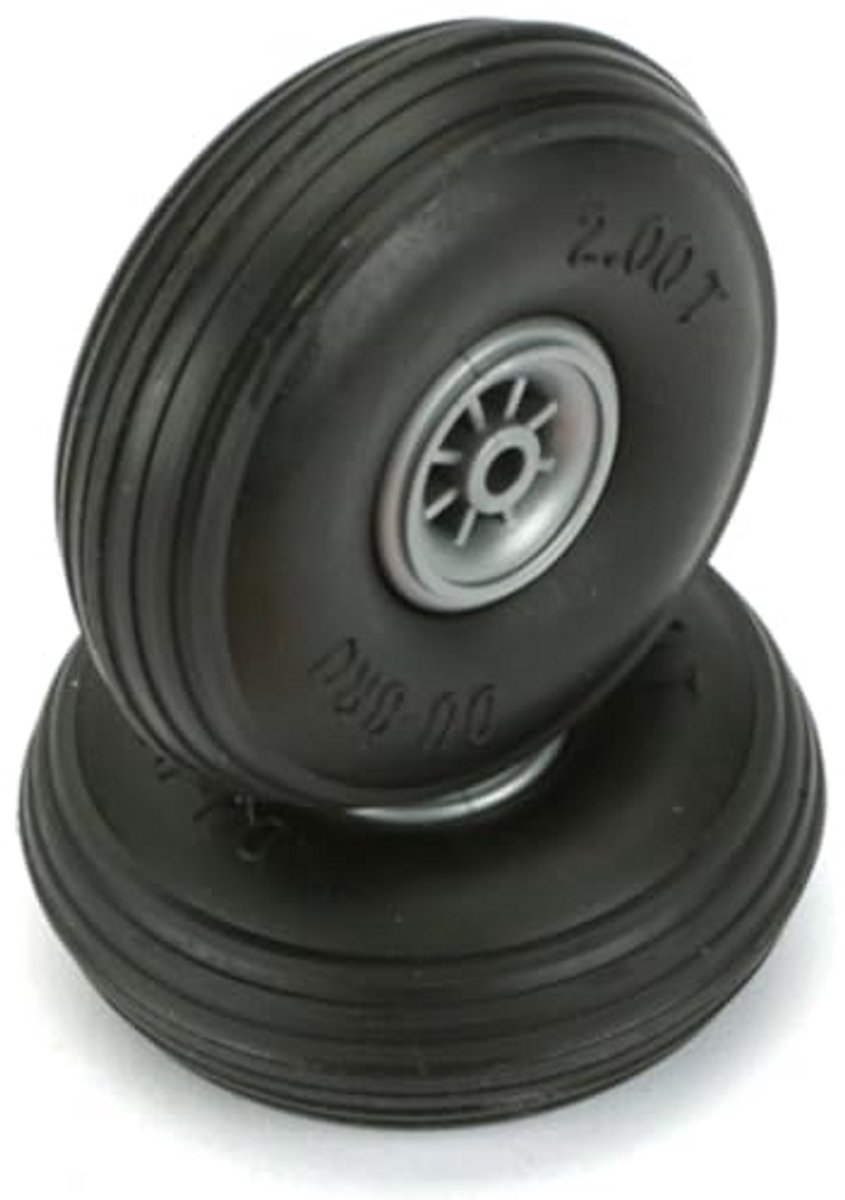 Hobby Wielen - Modelbouw Onderdelen - Hobby Projecten - Schokabsorberend Ontwerp - 19 mm Breed - Zwart