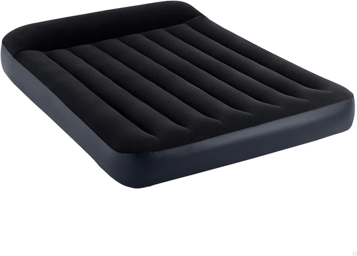 Luchtbed - Slaapmat - Logeren thuis - Ingebouwde pomp - 137x191cm - Blauw