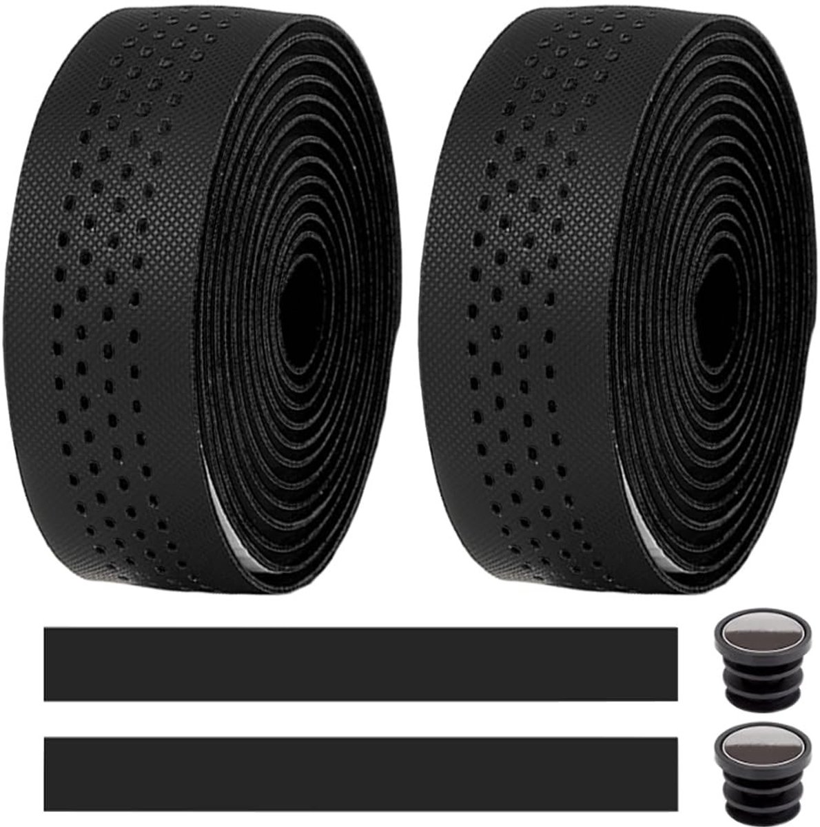 Dailygoods- Fietsstuurlint Ademend - Antislip/Stuurband - Schokdempend - Zweetabsorberend - PU/EVA-schuim - Verlengde Wikkelbreedte - Stuurtape