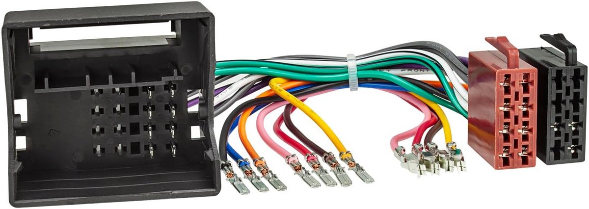 Universele Radio Adapterkabel Quadlock naar ISO - Geschikt voor Audi, BMW, VW en Meer