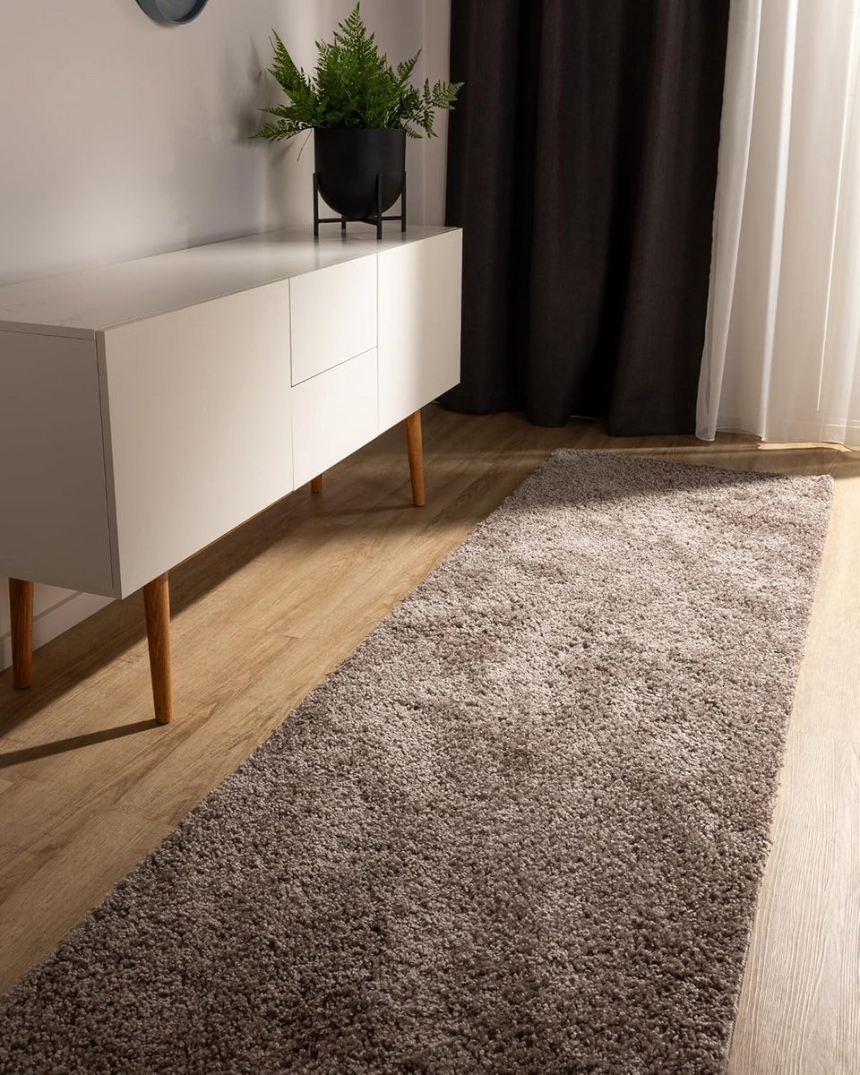 Hoogpolig Vloerkleed - Zacht Tapijt - Woonkamer Aankleden - Geschikt voor vloerverwarming 