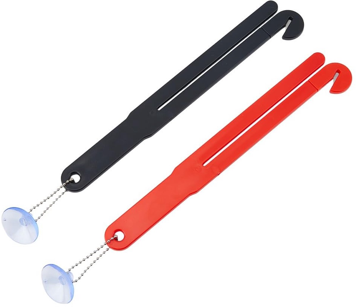 Dailygoods- Voedselzaksnijder - 2 Stuks - Roestvrij Stalen Mes - Knijper - Zuignap - Multifunctioneel Ontwerp - Zakopener