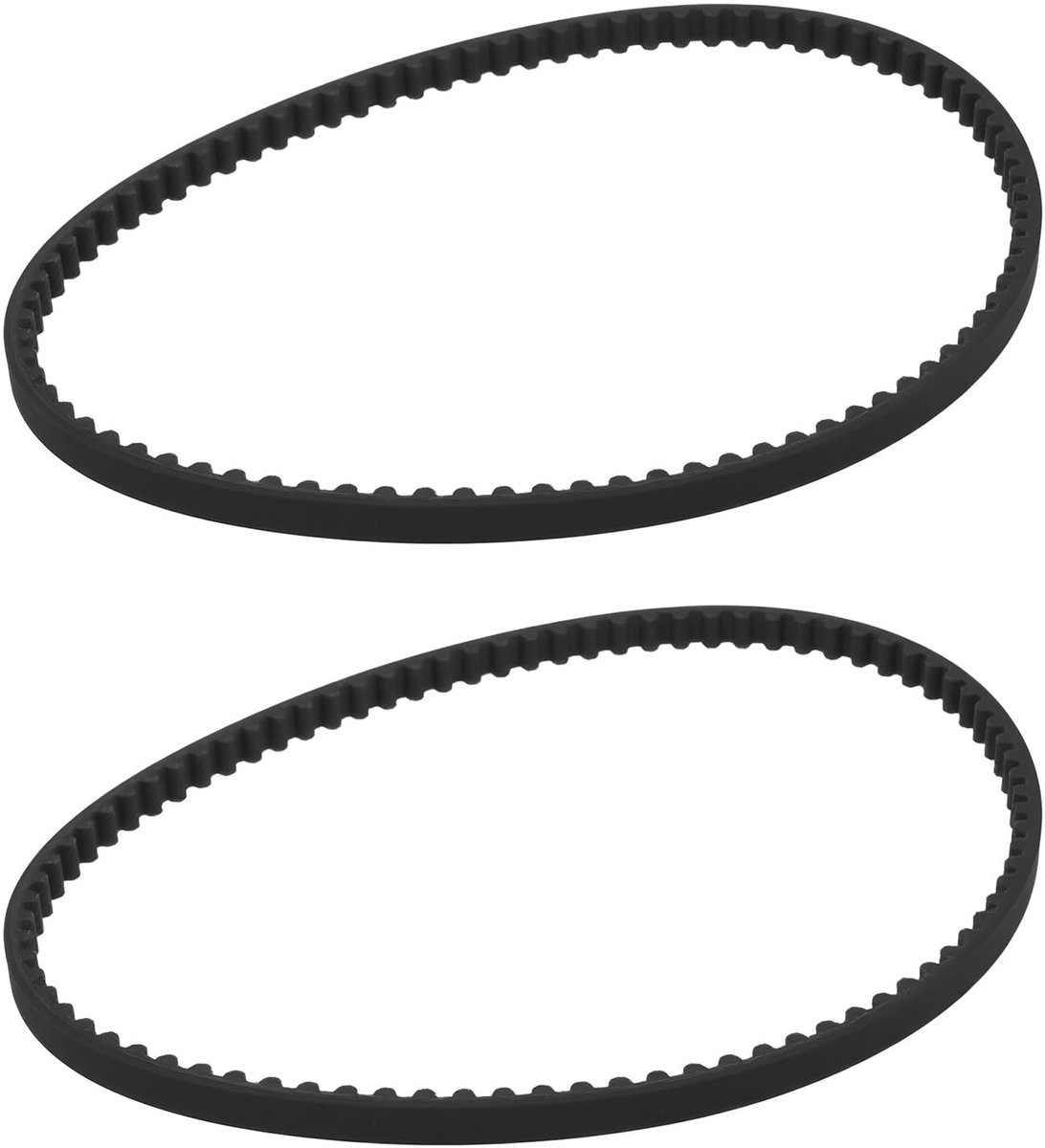 Dailygoods- Distributieriem 85 Tanden - 2 Stuks - Geschikt voor Robotmaaiers - Rubber - Totale Lengte 425mm - Breedte 6mm - Riem