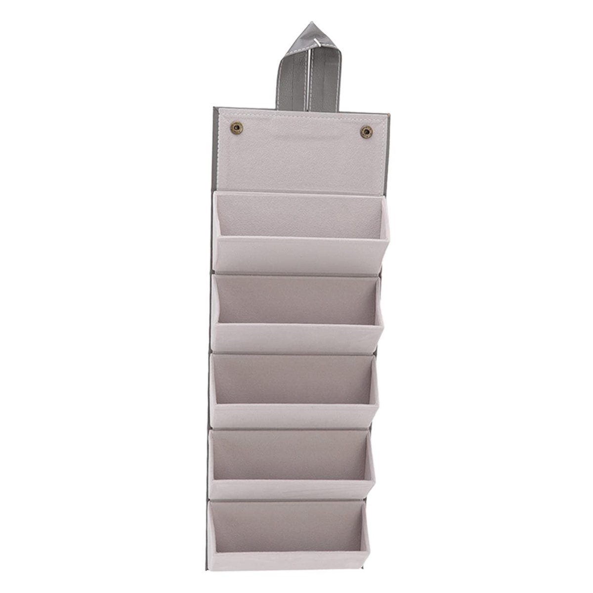 Dailygoods- Zonnebril Organizer - Opvouwbare Brillenkoker - PU-leer - Hangend Ontwerp - Multifunctioneel - Geschikt voor Sportbrillen/Zwembrillen - Brillenhouder