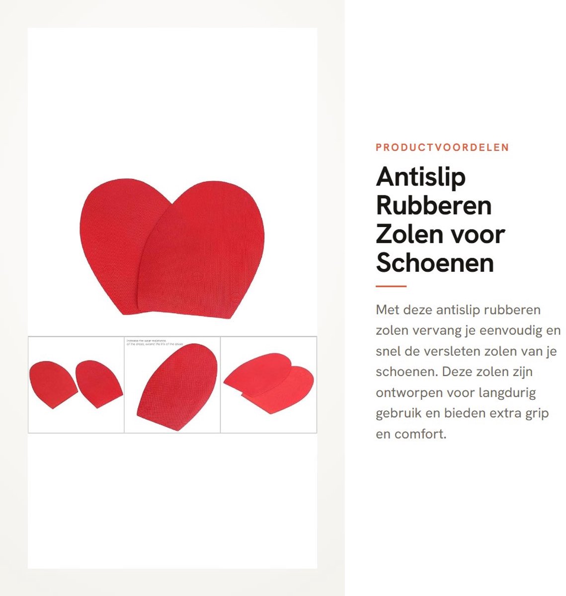 Dailygoods- Buitenzolen Slijtvaste Rubberen Zolen - Antislip - Casual Schoenen - Halfzolen - Lederen Schoenen - Lichtgewicht
