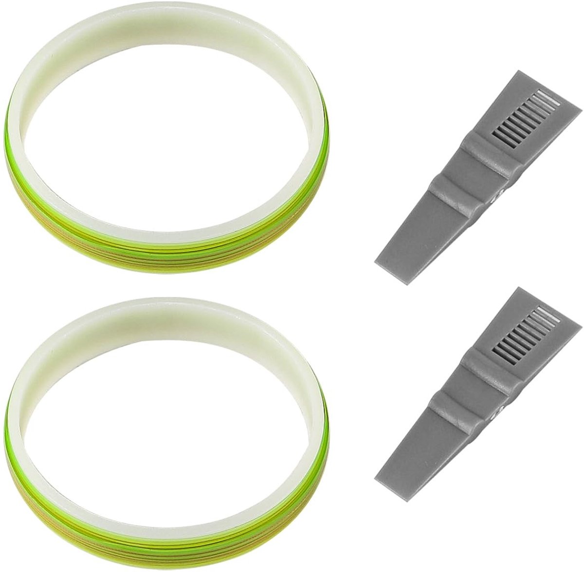 Dailygoods- Tape 5M - 2 Rollen - Vinylfolie - Zelfklevend - Flexibel - Semi-transparant ontwerp - Vinyl Tape
