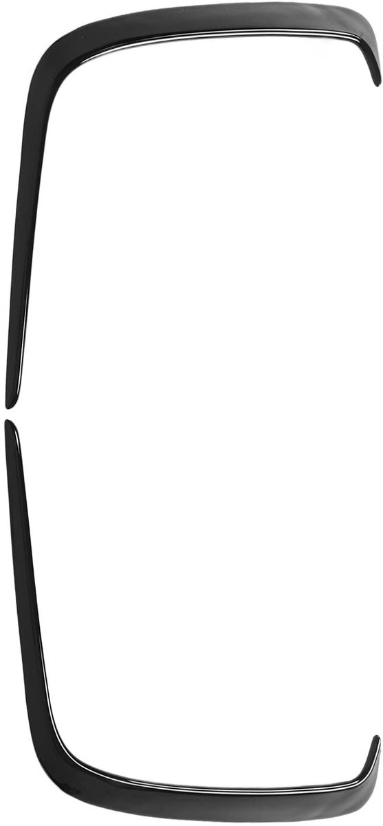 Dailygoods- Achterbumper Windmes - Verbetert Tractie - Eenvoudige Installatie - Duurzaam ABS-Materiaal - Glanzend Zwart Ontwerp - Perfecte Pasvorm - Bumperspoiler