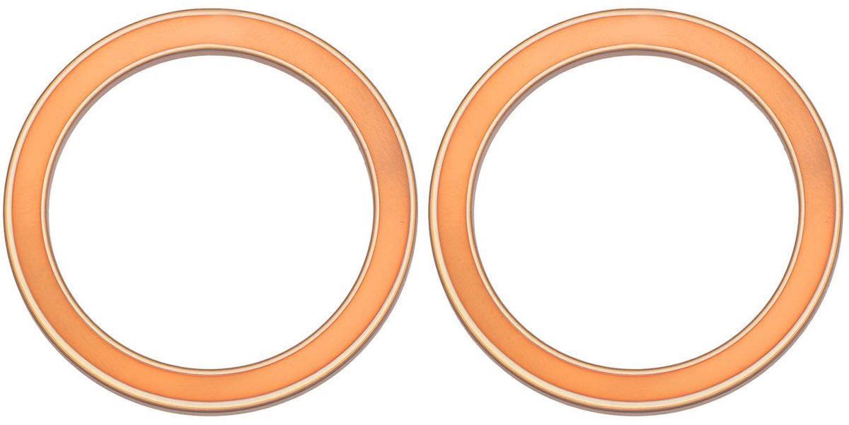 Dailygoods- Wasmachine Vervangring - 2 Stuks - Compatibel met Milwaukee 4092-20 Dymodrill - Buitendiameter 44,5 mm - Duurzaam Koper - OEM-nummers 45-88-8565 - Ring