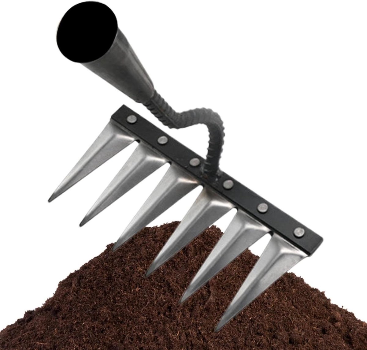 Tuinklauw Gereedschap - Onkruidverdelger Hark - Tuinonderhoud - Slijtvast Koolstofstaal - 33 x 33 x 16 cm - Niet gespecificeerd