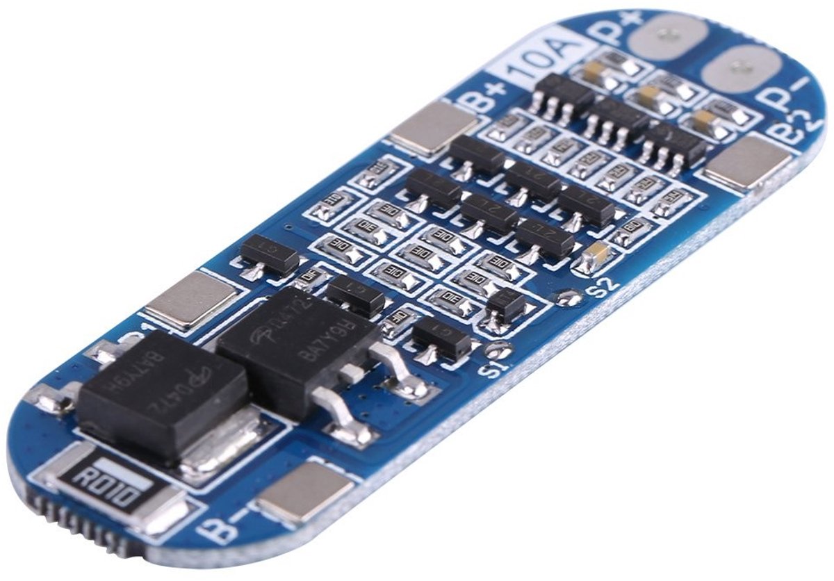 Walfront 12V Lithium Batterij Oplaadbeveiligingsbord PCB Module 10-13A