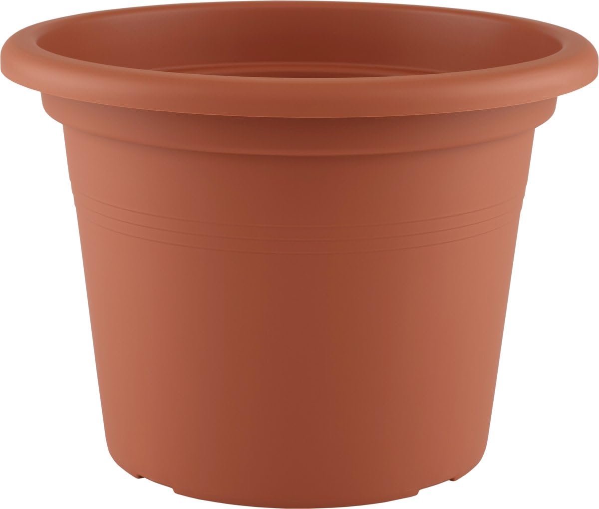 Famanu – Ronde terracotta pot met traditioneel design, verkrijgbaar in verschillende maten en kleuren, perfect voor traditionele tuinen