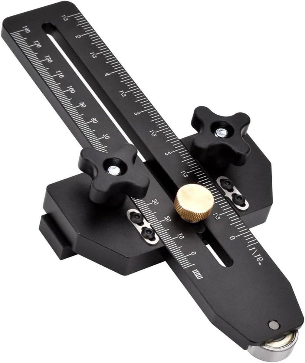 Zaagtafel Rip Jig - Dunne Strip Jig - Precisie Houtbewerking - Aluminium Legering - 3/8 x 3/4 inch T-groef - Zilver