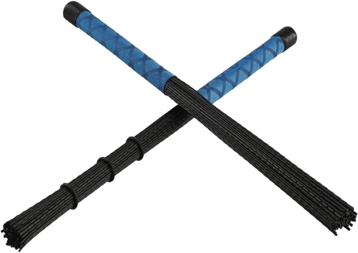 Nylon Borstels - Drum Borstels - Muziek Maken - 2:1 Verhouding - 36 cm - Zwart