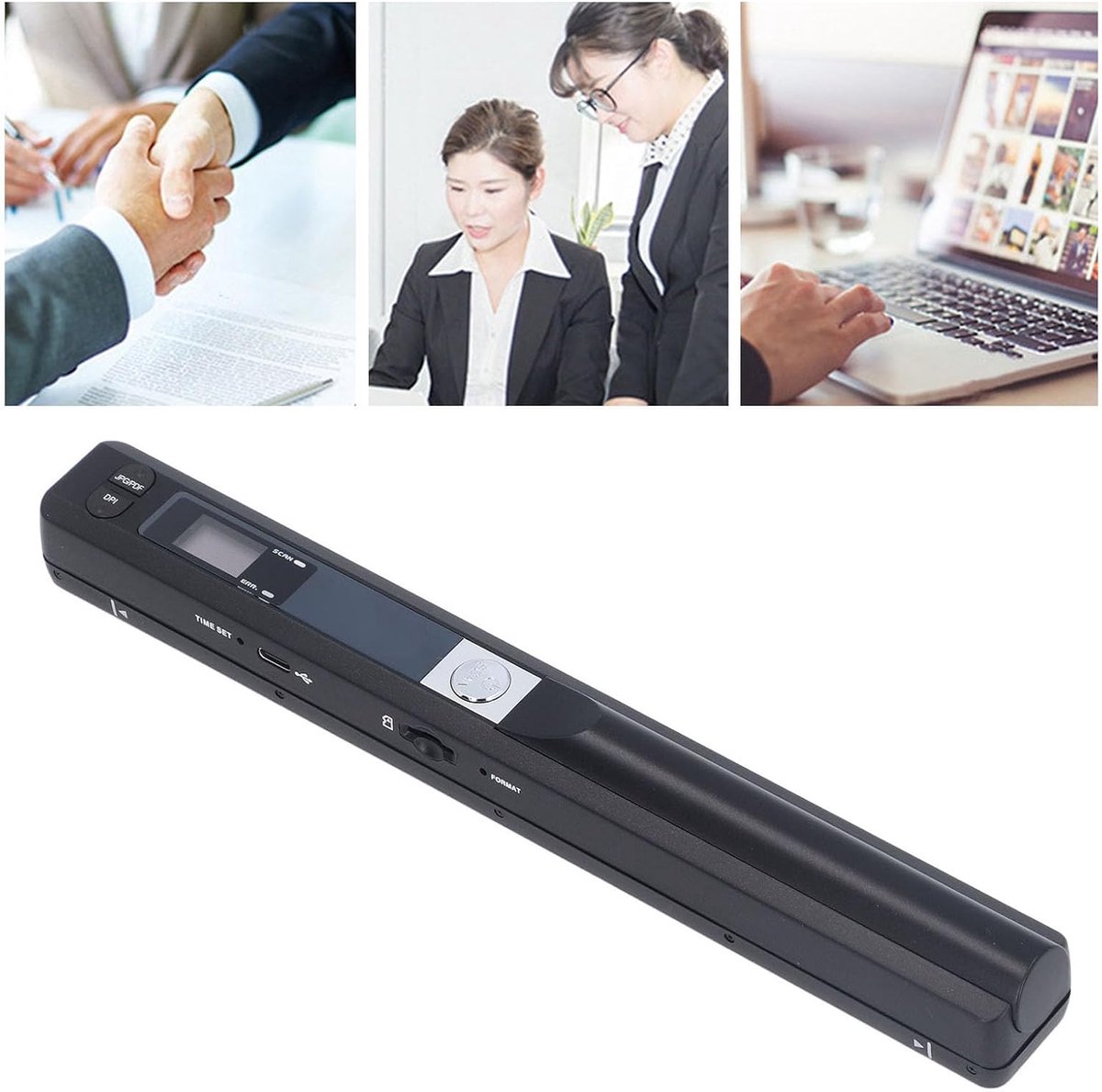 Draagbare Handscanner voor A4 Documenten, Foto's en Bonnen - 900DPI Mobiele Scanner in Kleur, PDF/JPG Formaat, USB 2.0, Ideaal voor Thuis en Kantoorgebruik thumbnail 4