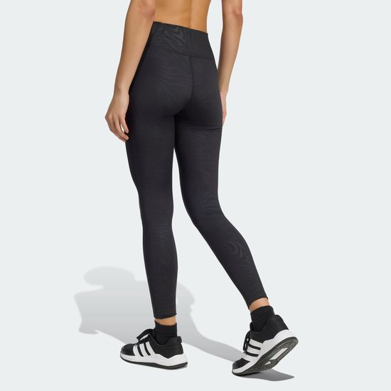 Adidas Performance All Me Essentials Graphic Legging - Dames - Zwart van Adidas — afbeelding 5