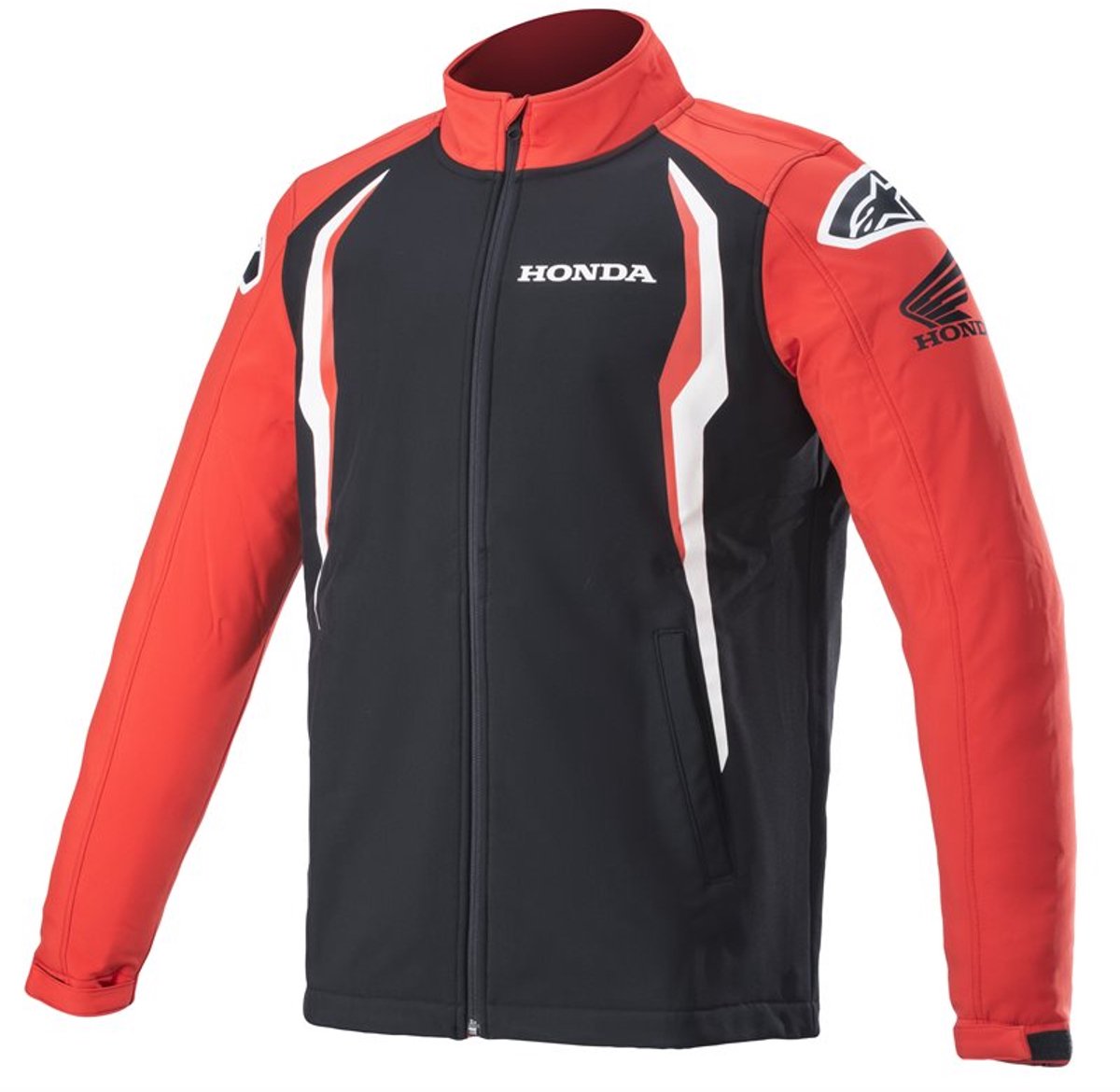Alpinestars Honda Softshell Rood Zwart Motorjas - Jas