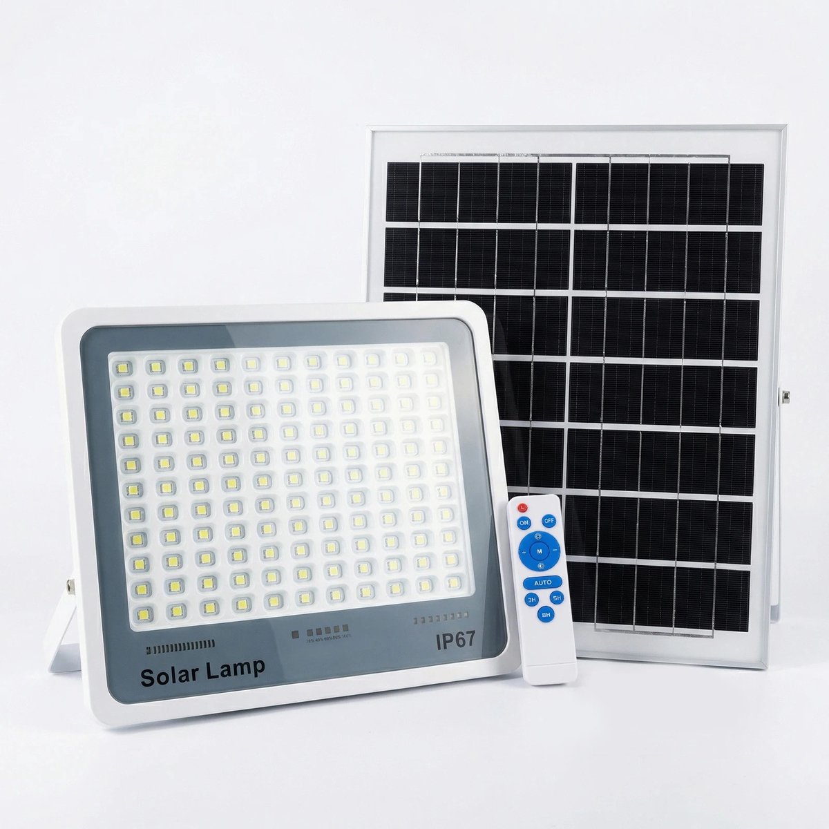 MakkelijkMooi Schijnwerper Zonne-energie - Tuinverlichting - Onderhoudsvrij - Verlichting tot 12 uur of Langer - LED 300W