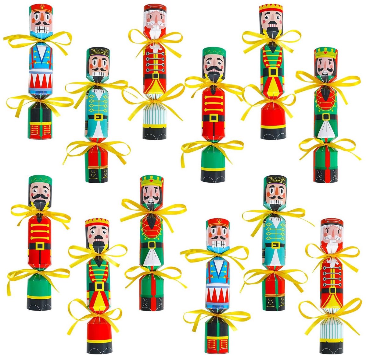 aladdien - Kerst Cracker Dozen - 12 Stuks Geschenkdozen voor Feestdagen - Perfect voor Verjaardagen - Kerstdecoratie - Cadeauverpakking - Gezellige ...